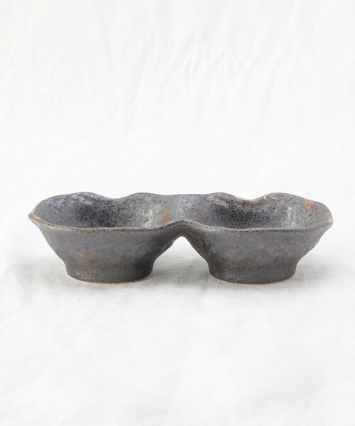 212 KITCHEN STORE / トゥーワントゥーキッチン ストア 食器 | 饗の器 2つ仕切り皿 深 BK | 詳細2