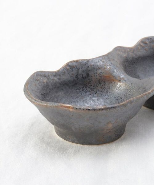 212 KITCHEN STORE / トゥーワントゥーキッチン ストア 食器 | 饗の器 2つ仕切り皿 深 BK | 詳細5