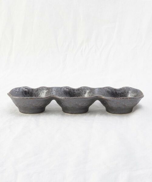 212 KITCHEN STORE / トゥーワントゥーキッチン ストア 食器 | 饗の器 3つ仕切り皿 深 BK | 詳細2