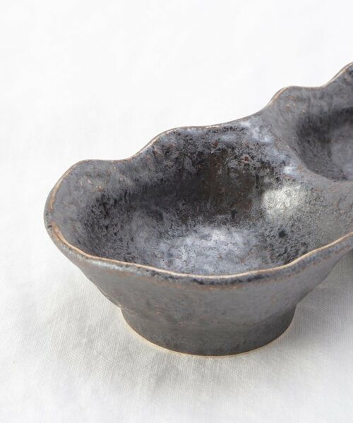 212 KITCHEN STORE / トゥーワントゥーキッチン ストア 食器 | 饗の器 3つ仕切り皿 深 BK | 詳細5