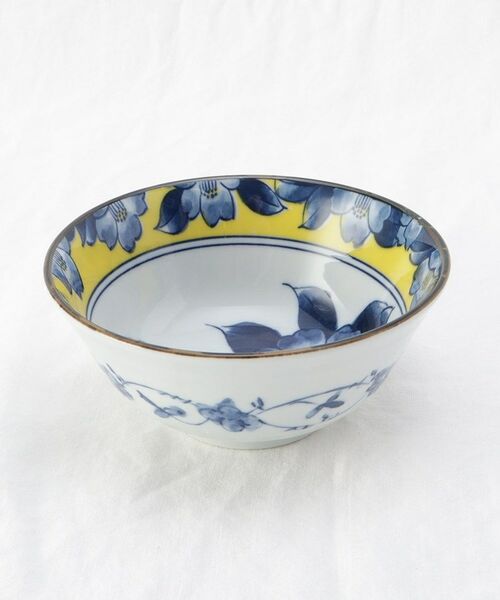 212 KITCHEN STORE / トゥーワントゥーキッチン ストア 食器 | 黄彩(椿) 4.8寸 多用丼 | 詳細1