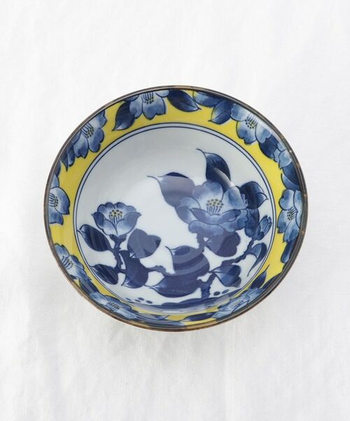 212 KITCHEN STORE / トゥーワントゥーキッチン ストア 食器 | 黄彩(椿) 4.8寸 多用丼 | 詳細3