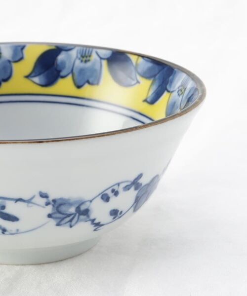 212 KITCHEN STORE / トゥーワントゥーキッチン ストア 食器 | 黄彩(椿) 4.8寸 多用丼 | 詳細5