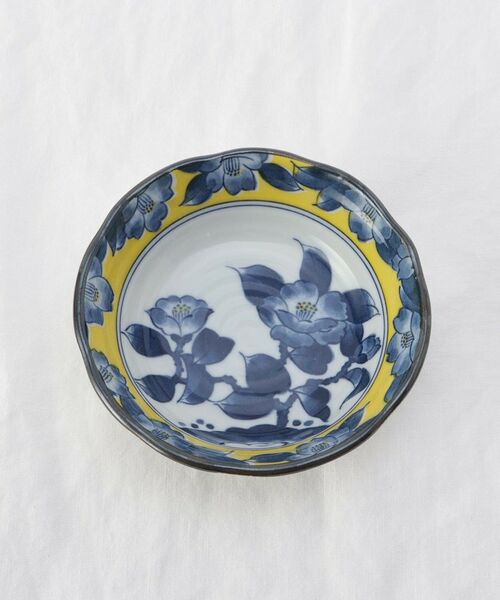 212 KITCHEN STORE / トゥーワントゥーキッチン ストア 食器 | 黄彩(椿) 4.5寸 小鉢 | 詳細3