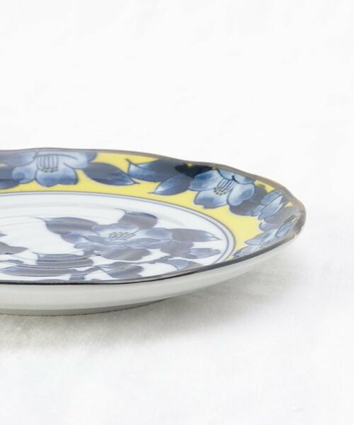 212 KITCHEN STORE / トゥーワントゥーキッチン ストア 食器 | 黄彩(椿) 5.0寸 皿 | 詳細5
