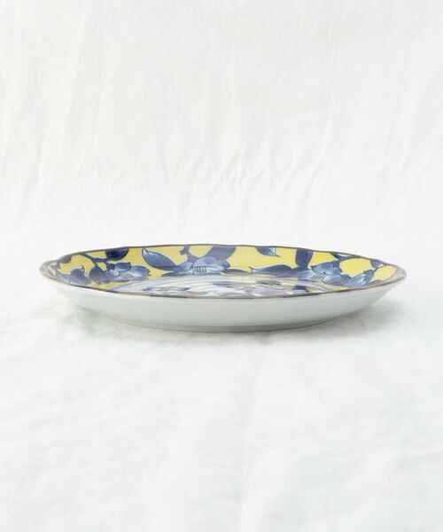 212 KITCHEN STORE / トゥーワントゥーキッチン ストア 食器 | 黄彩(椿) 8.0寸 皿 | 詳細2