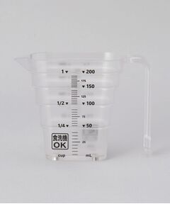 212 KITCHEN STORE / トゥーワントゥーキッチン ストア キッチンツール | マグネット段々計量カップ 200ml WH 山崎実業 ＜tower タワー＞