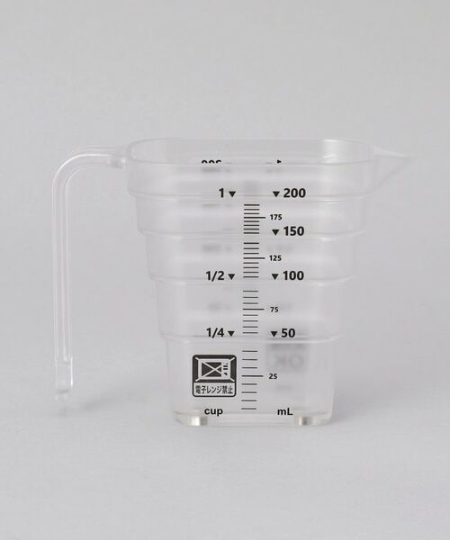 212 KITCHEN STORE / トゥーワントゥーキッチン ストア キッチンツール | マグネット段々計量カップ 200ml WH 山崎実業 ＜tower タワー＞ | 詳細2