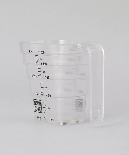 212 KITCHEN STORE / トゥーワントゥーキッチン ストア キッチンツール | マグネット段々計量カップ 200ml WH 山崎実業 ＜tower タワー＞ | 詳細3