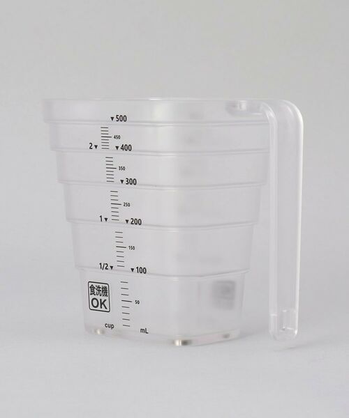 212 KITCHEN STORE / トゥーワントゥーキッチン ストア キッチンツール | マグネット段々計量カップ 500ml WH 山崎実業 ＜tower タワー＞ | 詳細3