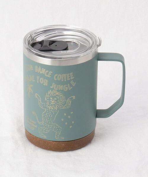 212 KITCHEN STORE / トゥーワントゥーキッチン ストア グラス・マグカップ | 蓋つきカフェマグ　ライオンダンス SE | 詳細1