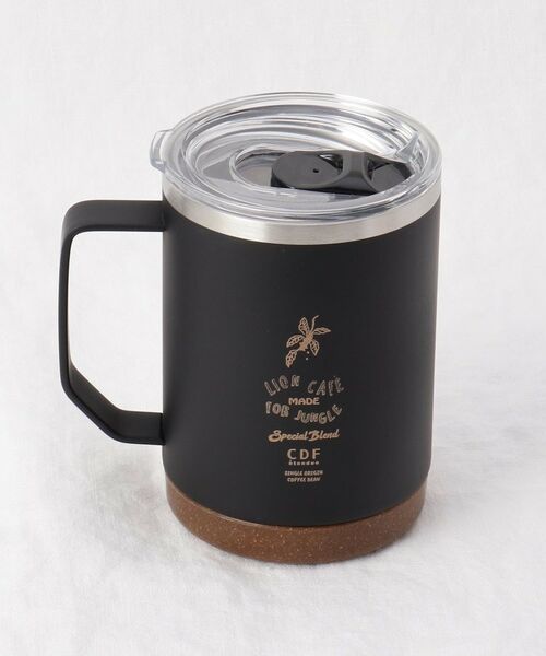 212 KITCHEN STORE / トゥーワントゥーキッチン ストア グラス・マグカップ | 蓋つきカフェマグ　ライオンダンス BK | 詳細2