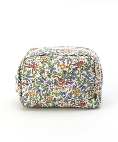 212 KITCHEN STORE / トゥーワントゥーキッチン ストア ポーチ | スクエアティッシュポーチ ストロベリー・ツリー GR ＜フローレット・ロンドン＞ | 詳細1