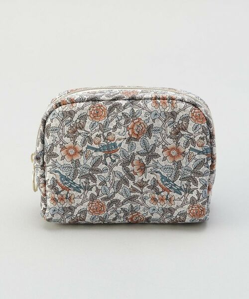 212 KITCHEN STORE / トゥーワントゥーキッチン ストア ポーチ | スクエアティッシュポーチ ストロベリー・ツリー GY ＜フローレット・ロンドン＞ | 詳細1