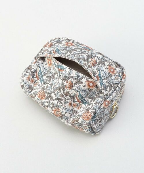 212 KITCHEN STORE / トゥーワントゥーキッチン ストア ポーチ | スクエアティッシュポーチ ストロベリー・ツリー GY ＜フローレット・ロンドン＞ | 詳細5