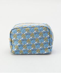 212 KITCHEN STORE / トゥーワントゥーキッチン ストア ポーチ | スクエアティッシュポーチ チューダーチューリップ BL ＜フローレット・ロンドン＞