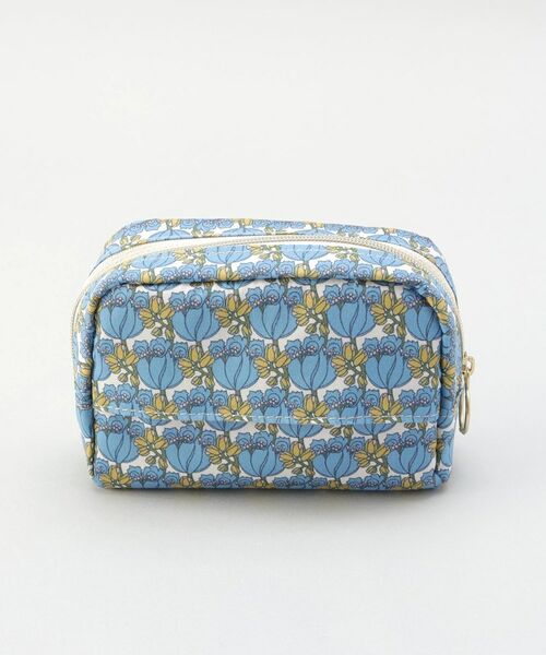 212 KITCHEN STORE / トゥーワントゥーキッチン ストア ポーチ | スクエアティッシュポーチ チューダーチューリップ BL ＜フローレット・ロンドン＞ | 詳細3