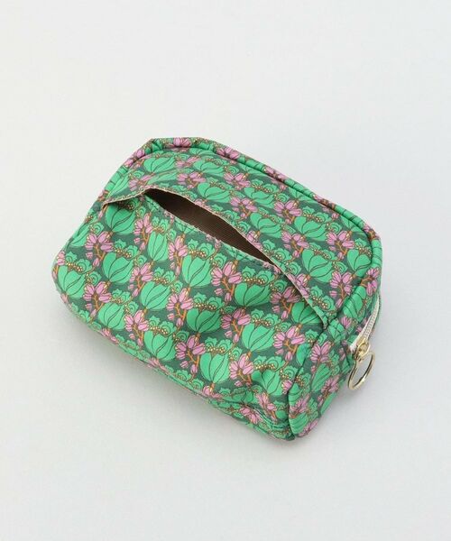 212 KITCHEN STORE / トゥーワントゥーキッチン ストア ポーチ | スクエアティッシュポーチ チューダーチューリップ GR ＜フローレット・ロンドン＞ | 詳細5