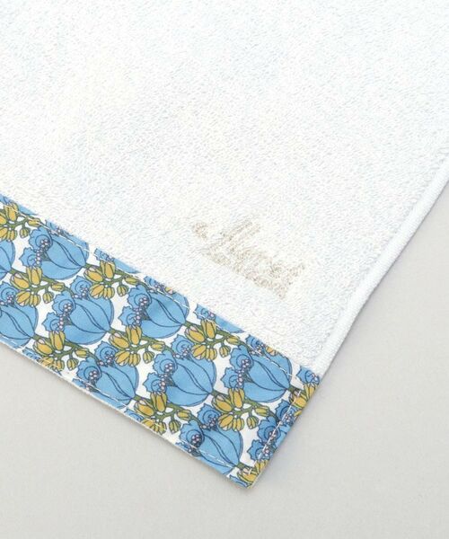 212 KITCHEN STORE / トゥーワントゥーキッチン ストア ハンカチ | カラーハンドタオル チューダーチューリップ BL ＜フローレット・ロンドン＞ | 詳細3