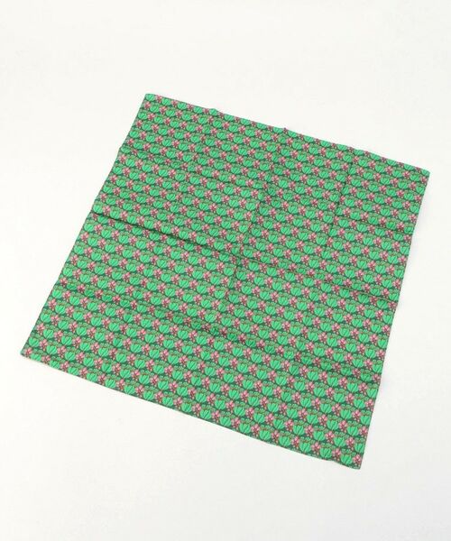 212 KITCHEN STORE / トゥーワントゥーキッチン ストア ハンカチ | クロス チューダーチューリップ GR ＜フローレット・ロンドン＞ | 詳細1