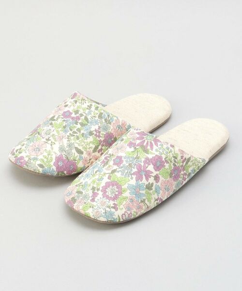 212 KITCHEN STORE / トゥーワントゥーキッチン ストア インナー・ルームウェア | スリッパ FL エミリー GR ＜フローレット・ロンドン＞ | 詳細1