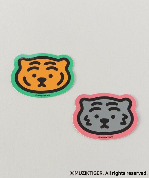 212 KITCHEN STORE / トゥーワントゥーキッチン ストア その他 | ステッカー2Pセット FACE ＜MUZIK TIGER ＞ | 詳細1