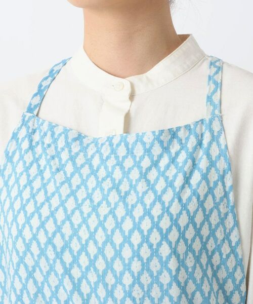 212 KITCHEN STORE / トゥーワントゥーキッチン ストア インテリア・生活雑貨・ホビー・ステーショナリー | コットンギャザー フルル エプロン BL/PK | 詳細4