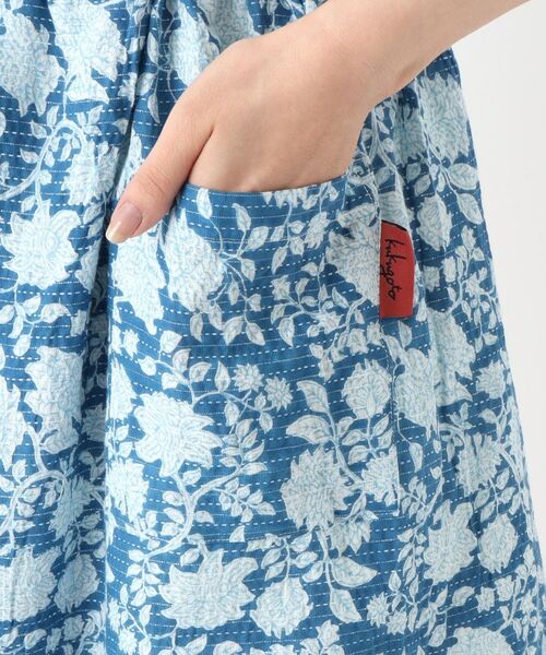 212 KITCHEN STORE / トゥーワントゥーキッチン ストア インテリア・生活雑貨・ホビー・ステーショナリー | コットンギャザー フルル エプロン BL/PK | 詳細6