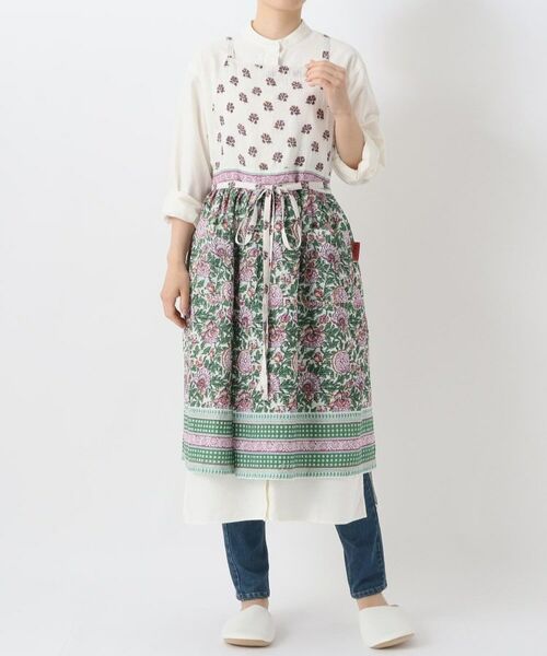 212 KITCHEN STORE / トゥーワントゥーキッチン ストア インテリア・生活雑貨・ホビー・ステーショナリー | コットンギャザー フルル エプロン GR | 詳細10