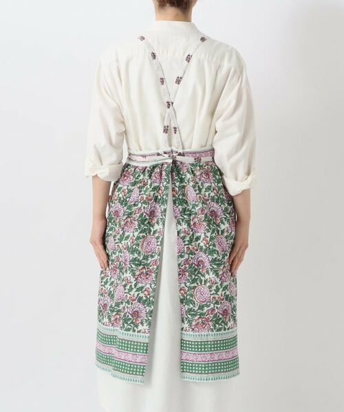 212 KITCHEN STORE / トゥーワントゥーキッチン ストア インテリア・生活雑貨・ホビー・ステーショナリー | コットンギャザー フルル エプロン GR | 詳細3