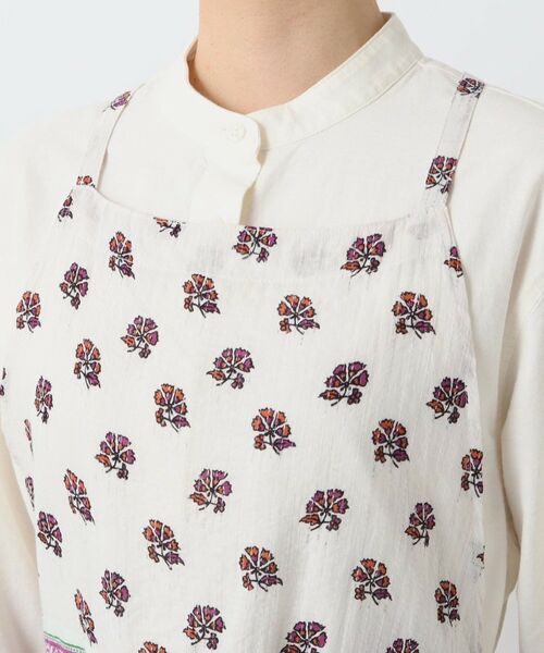 212 KITCHEN STORE / トゥーワントゥーキッチン ストア インテリア・生活雑貨・ホビー・ステーショナリー | コットンギャザー フルル エプロン GR | 詳細4