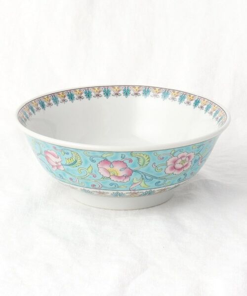 212 KITCHEN STORE / トゥーワントゥーキッチン ストア 食器 | 緑彩唐草 高台中華丼 | 詳細1