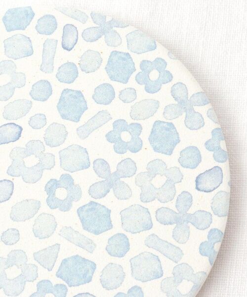 212 KITCHEN STORE / トゥーワントゥーキッチン ストア インテリア・生活雑貨・ホビー・ステーショナリー | 陶器珪藻土コースター ステンドフラワー BL | 詳細3