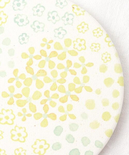 212 KITCHEN STORE / トゥーワントゥーキッチン ストア インテリア・生活雑貨・ホビー・ステーショナリー | 陶器珪藻土コースター ステンドフラワー YE | 詳細3