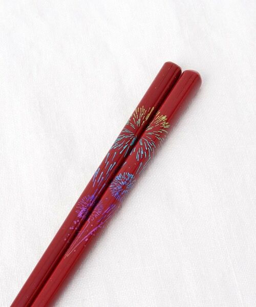 212 KITCHEN STORE / トゥーワントゥーキッチン ストア インテリア・生活雑貨・ホビー・ステーショナリー | 桐箱入り 箸・箸置きセット 虹花火 21cm | 詳細4