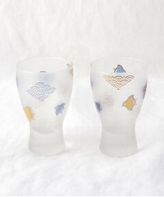 212 KITCHEN STORE / トゥーワントゥーキッチン ストア グラス・マグカップ | プレミアム波千鳥酒グラスペアセット