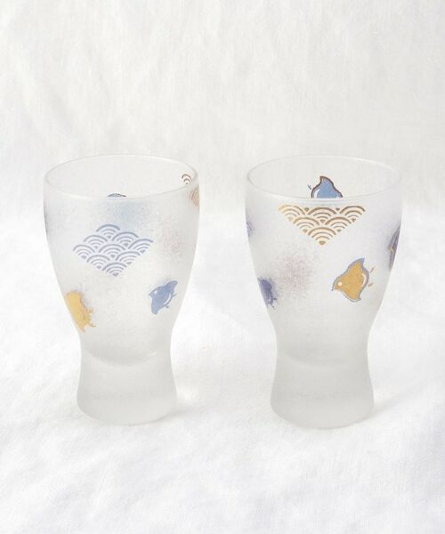 212 KITCHEN STORE / トゥーワントゥーキッチン ストア グラス・マグカップ | プレミアム波千鳥酒グラスペアセット | 詳細1