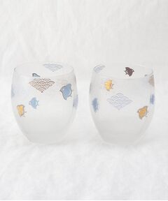 212 KITCHEN STORE / トゥーワントゥーキッチン ストア グラス・マグカップ | プレミアム波千鳥オールドペアセット