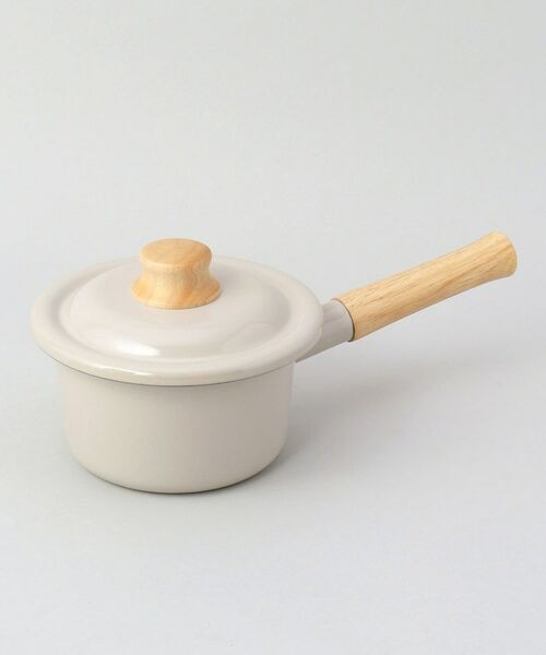 212 KITCHEN STORE / トゥーワントゥーキッチン ストア キッチンツール | コットンプラス 14cmミルクパン BE ＜富士ホーロー＞ | 詳細1