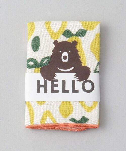 212 KITCHEN STORE / トゥーワントゥーキッチン ストア ハンカチ | HELLO BEAR タオルハンカチ レモン | 詳細4