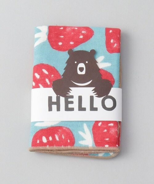 212 KITCHEN STORE / トゥーワントゥーキッチン ストア ハンカチ | HELLO BEAR タオルハンカチ イチゴ | 詳細4