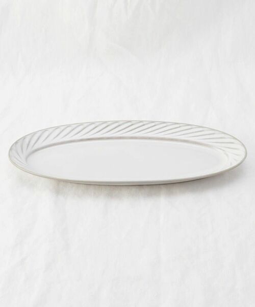 212 KITCHEN STORE / トゥーワントゥーキッチン ストア 食器 | オーバル長皿31cm CR | 詳細1