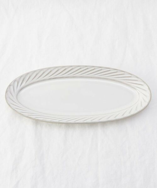 212 KITCHEN STORE / トゥーワントゥーキッチン ストア 食器 | オーバル長皿31cm CR | 詳細3