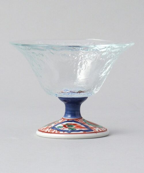 212 KITCHEN STORE / トゥーワントゥーキッチン ストア 食器 | 赤絵丸紋　高台ガラスデザート鉢 | 詳細2