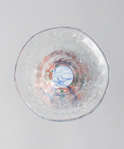 212 KITCHEN STORE / トゥーワントゥーキッチン ストア 食器 | 赤絵丸紋　高台ガラスデザート鉢 | 詳細3