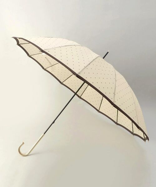 212 KITCHEN STORE / トゥーワントゥーキッチン ストア 傘 | Wpc. 16本骨ピンドット BE 長傘 | 詳細1