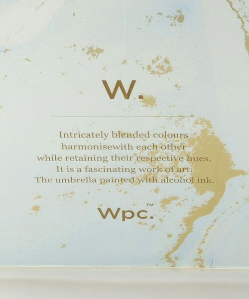 212 KITCHEN STORE / トゥーワントゥーキッチン ストア 傘 | Wpc. インクアートアンブレラ スカイブルー 長傘 | 詳細4