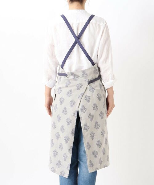 212 KITCHEN STORE / トゥーワントゥーキッチン ストア インテリア・生活雑貨・ホビー・ステーショナリー | フラワージャガードエプロン BL | 詳細3