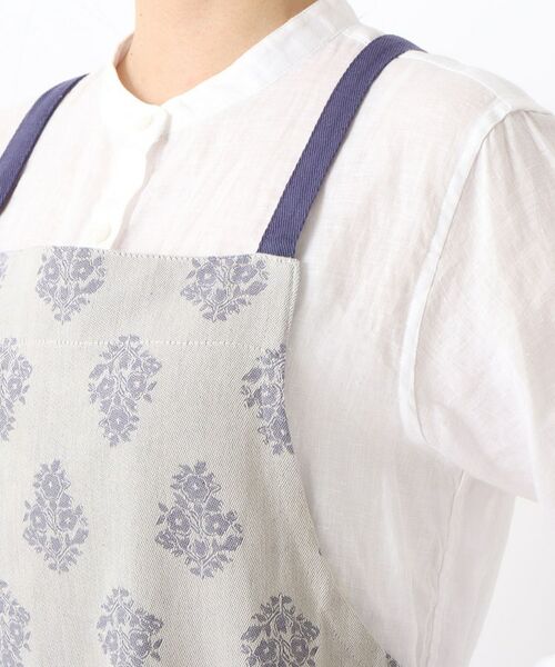 212 KITCHEN STORE / トゥーワントゥーキッチン ストア インテリア・生活雑貨・ホビー・ステーショナリー | フラワージャガードエプロン BL | 詳細5