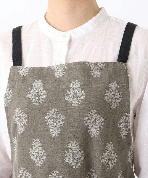 212 KITCHEN STORE / トゥーワントゥーキッチン ストア インテリア・生活雑貨・ホビー・ステーショナリー | フラワージャガードエプロン GY | 詳細4